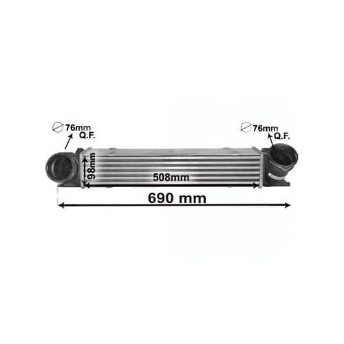  Intercooler para BMW E90/E91/E92 /E93 Diésel - BC53126-1 