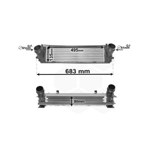     
                
                
    Intercooler for Bmw 1 Series F20 and F21 (07/2010-06/2019) - BC53226
