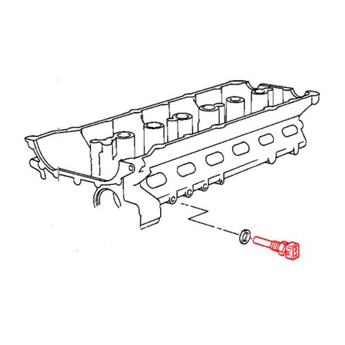 Sonde de température d'eau moteur pour BMW E34 - BC54630