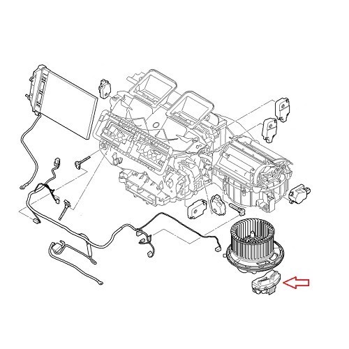  Resistencia de ventilador de calefacción para BMW Serie 1 E81-E82-E87-E88 - BC56305 