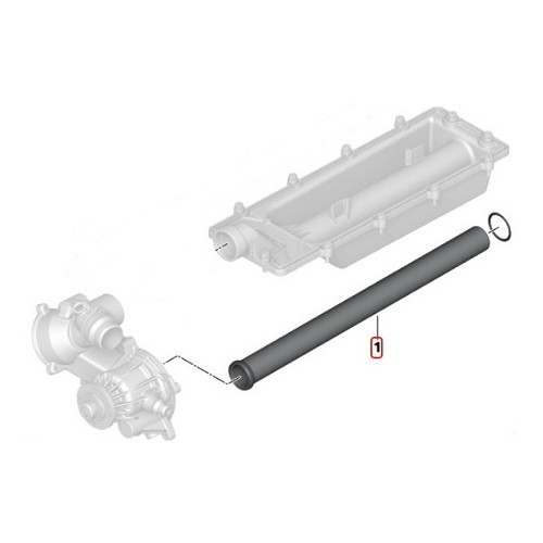  "Original-style" coolant feed tube for X5 - BC56897-3 