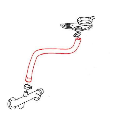 Connection water pipe for BMW Z3 (E36) - BC56939