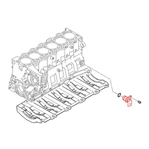  Transmissor de pulsos de virabrequim para Diesel BMW E39 de 6 cilindros - BC73028-1 