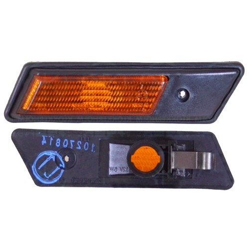  Turn signal repeater right orange for BMW 5 Series E34 - passenger side - BC83010 