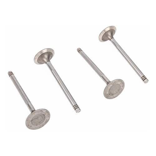  Set of four exhaust valves for BMW 02 Series E10 Sedan Touring and Cabriolet (01/1968-12/1975) - M05 engine 121 121TI cylinder heads - BD22524 