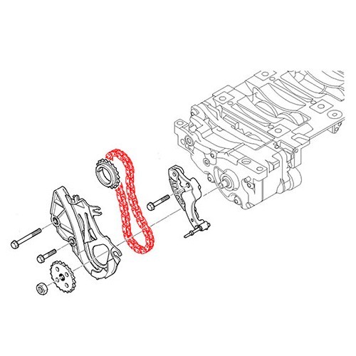  Timing chain for BMW E46 - BD30407-1 