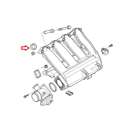  Upper intake manifold gasket for BMW X5 E53 - BD71425-1 