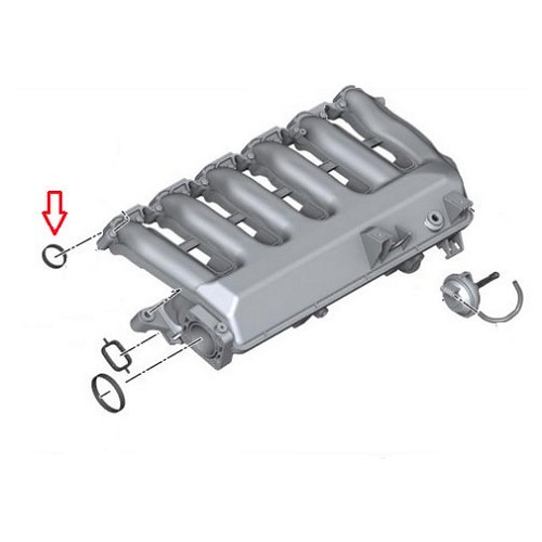  Upper intake manifold gasket for BMW X5 E53 - BD71425-2 