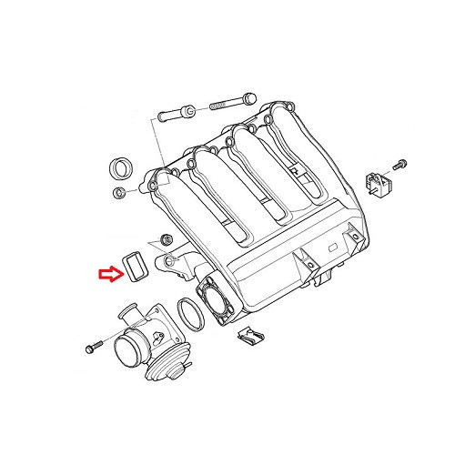  Lower intake manifold gasket for BMW X5 E53 - BD71427-1 
