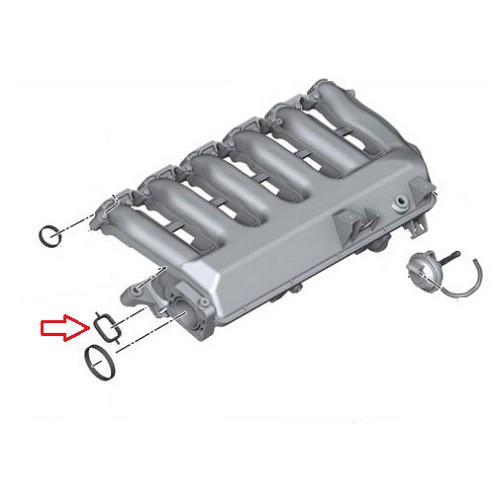  Lower intake manifold gasket for BMW X5 E53 - BD71427-2 