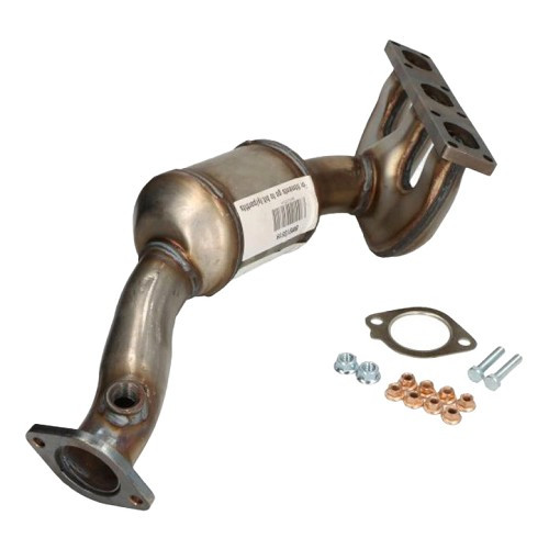     
                
                
    Collettore di scarico con catalizzatore per Bmw Serie 5 E60 Berlina e E61 Touring (12/2001-02/2007) - BE23502
