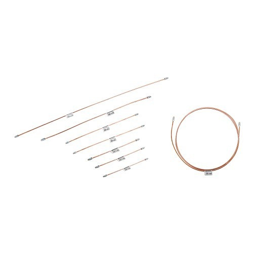     
                
                
    Rigid copper brake hoses for BMW 3 Series E36 325TD - Touring and Sedan without ABS - BH23014
