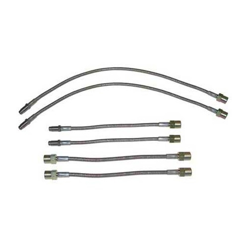     
                
                
    Juego de 6 mangueras blindadas GOODRIDGE tipo "aviación" para BMW E36 - BH24102
