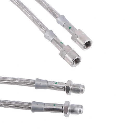 GOODRIDGE aviation type brake hoses for BMW 5 series E39 Touring - BH24401