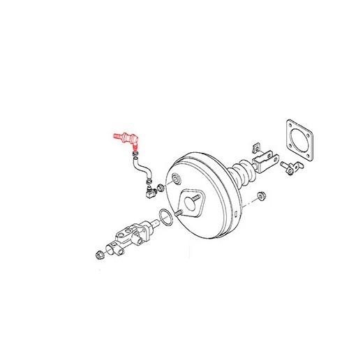  Vacuum check valve for BMW E39 - BH24800-1 