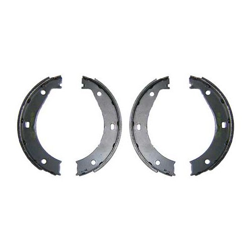  Set of 4 hand brake shoes for BMW 3 Series E36 and 5 Series E28 E34 - Mecatechnic selection - BH29104 