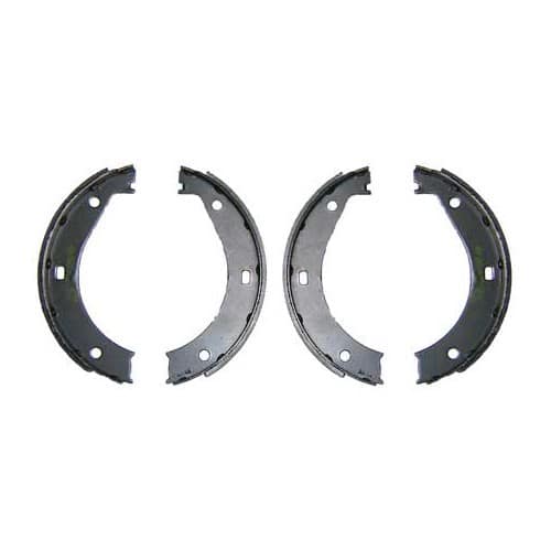  Set of 4 hand brake shoes for BMW 3 Series E36 and 5 Series E28 E34 - Mecatechnic selection - BH29104 
