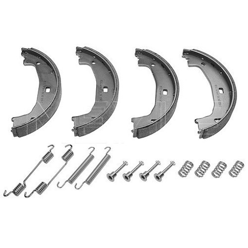 Set of 4 hand brake clips for BMW E46 - MEYLE Original Quality 34416761291  - BH29117 