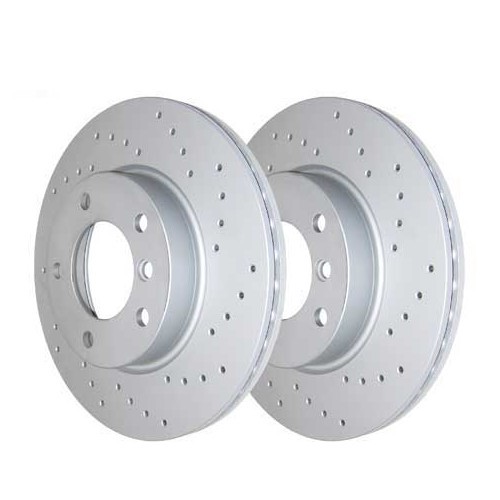  Zimmermann ventilated front brake discs 286x22mm for BMW 3 Series E36 Sedan Coupé Touring Compact and Convertible (11/1989-08/2000) - pair - BH30100Z 