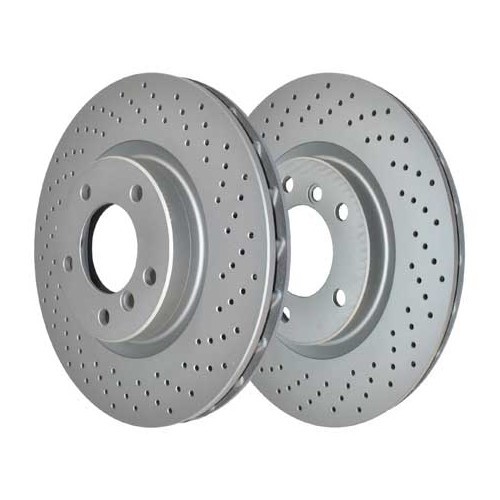  2 pierced ZIMMERMANN front disks, 315 x 28mm for BMW Z3 (E36) - BH30208-1 