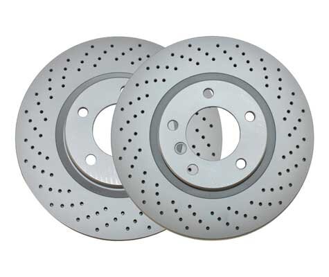 Disques De Frein Avant Ventilés – Lot De 2, Diamètre 294mm, 6 Trous, Pour Mitsubishi L200 2.5 DI-D (2004+) – Qualité Blue Print