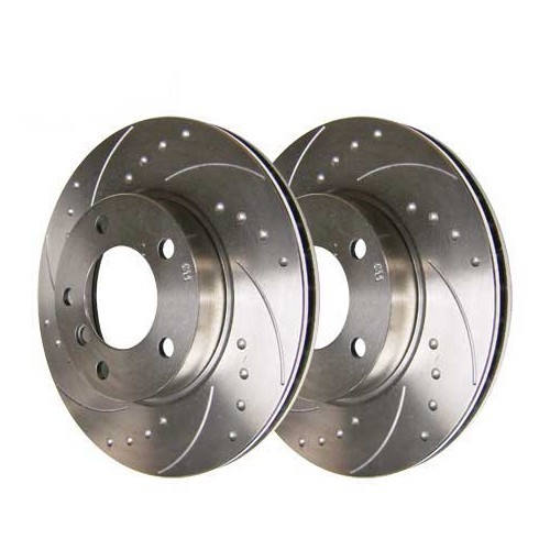  2 BremTech pointed grooved 286 x 22 mm front discs for BMW Z3 (E36) - BH30223 