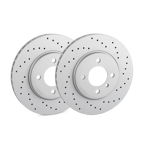  Zimmermann ventilated front brake discs 260x22mm for BMW 3 Series E30 Sedan Coupé Touring and Cabriolet (12/1981-02/1994) - pair - BH30320Z 