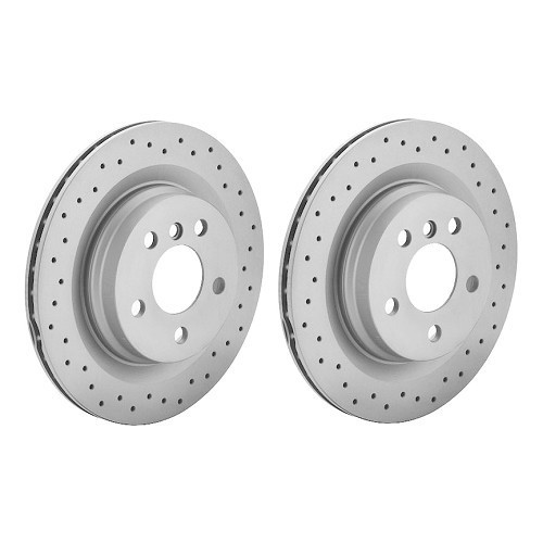  Zimmermann drilled front discs for BMW E21 - per pair - BH30505 