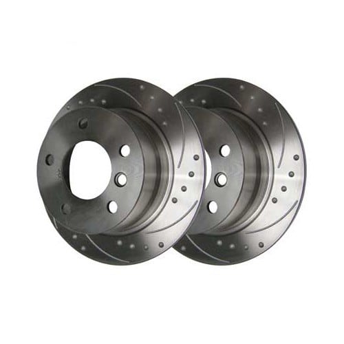  BREMTECH pointed grooved rear discs 272 x 10 mm for BMW E36 Compact - set of 2 - BH30620B 