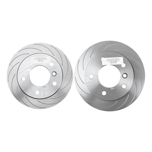  Turbine grooved rear discs BREMTECH 272 x 10 mm for BMW E36 Compact - set of 2 - BH30620M-1 