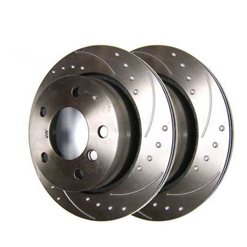     
                
                
    Disques arrière rainurés pointés BREMTECH 276 X 19 mm pour BMW E36 - par 2 - BH30700B
