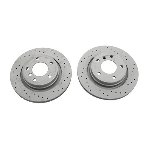  Rear drilled discs ZIMMERMANN 294 x 19 mm for BMW E46 - 2 pieces - BH30900Z-1 