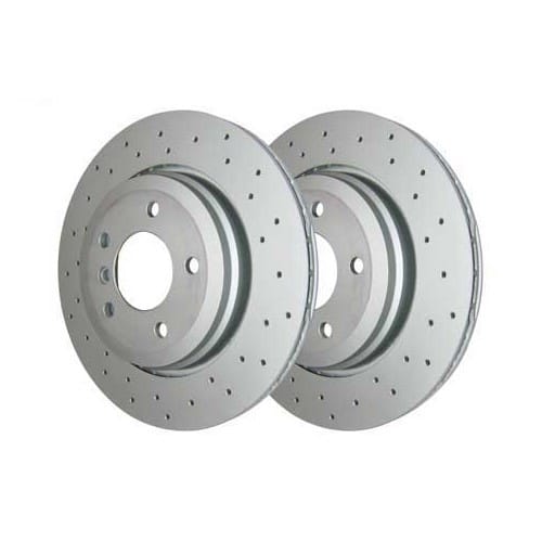  Rear drilled discs ZIMMERMANN 320 x 22 mm for BMW E46 - 2 pieces - BH30920Z 