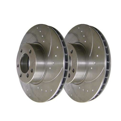     
                
                
    Disques avant BREMTECH rainurés pointés 324x30mm ventilés pour BMW E39 - la paire - BH31340B
