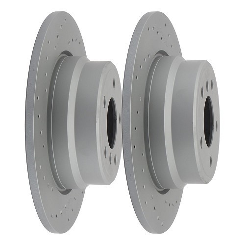     
                
                
    Disques de frein arrière percés Zimmermann 324 x 12 pour BMW X5 E53 - BH31346
