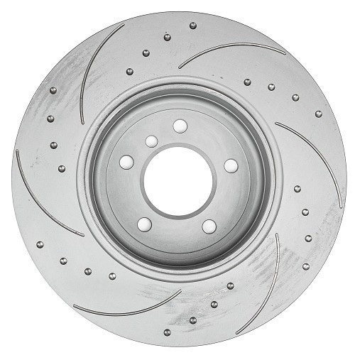  BREMTECH rear brake disc grooved/spiked 345 x 24 mm for BMW E60/E61 - BH31434-2 