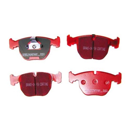  Set of Red EBC front brake pads for BMW X5 E53 - BH40029 
