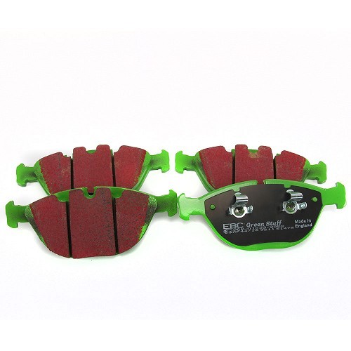     
                
                
    Jeu de plaquettes de frein avant EBC Vertes pour BMW X5 E53 - BH40030
