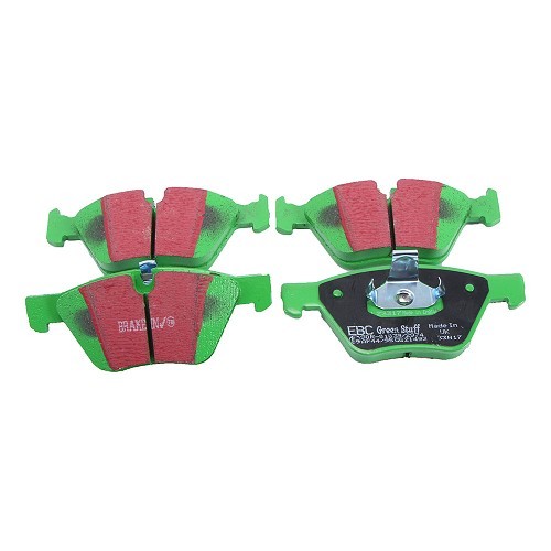     
                
                
    Pastiglie freno anteriore EBC Verde per BMW E90/E91/E92/E93 - BH40050
