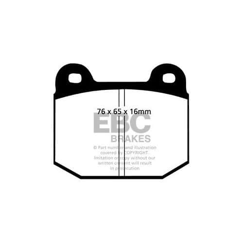  Black EBC front pads for BMW E21 - BH50005-1 