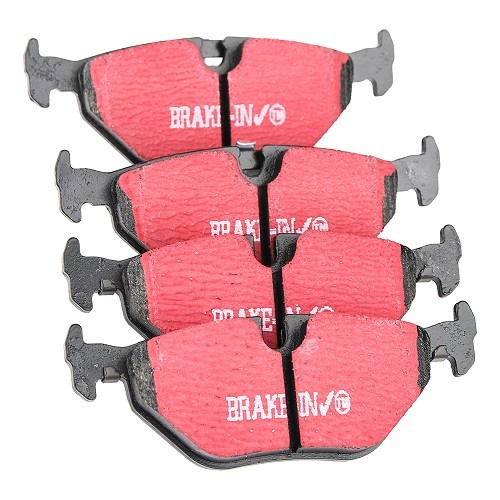  Black EBC rear brake pads for BMW E46 all models, except 330 and M3 - BH51300 