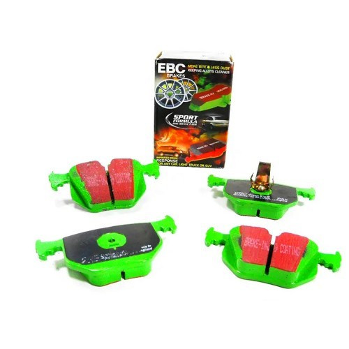 Green EBC rear brake pads for BMW E46 - BH51402