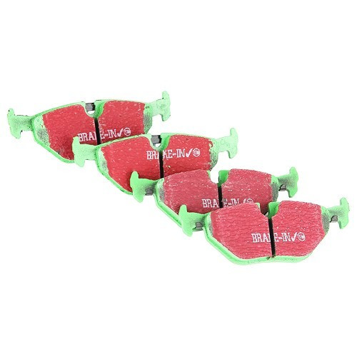    
                
                
    Jeu de plaquettes arrière EBC Vertes pour BMW E39 - BH51502
