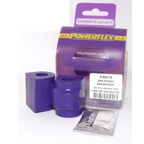     
                
                
    POWERFLEX Silentblocks für hinteren Stabilisator für BMW E36, Durchmesser 15mm - pro 2 - BJ41131
