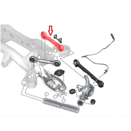  Rear axle track control arm for BMW E90/E91/E92/E93 - BJ42057-1 