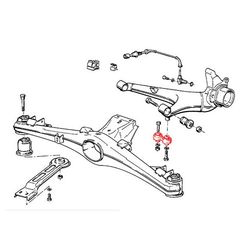 Steering lever on rear swingarm for Bmw 7 Series E23 (09/1982-06/1986) - BJ42258