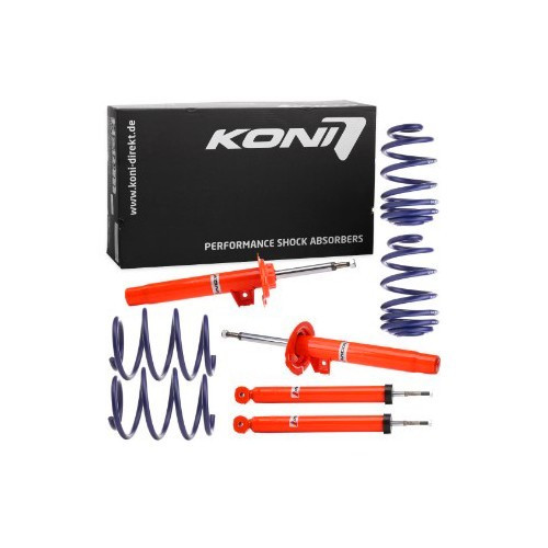  KIT shock absorber with KONI STRT spring for BMW 3 Series E46 Sedan, Touring, Coupé and Convertible (04/1997-08/2006) - BJ44539-1 