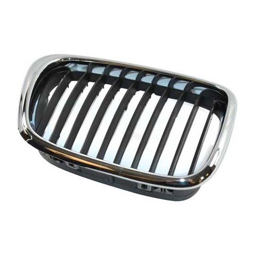  Right black/chrome-plated radiator grille for BMW E39 from 09/2000-> - BJ80055-1 