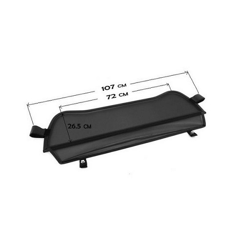 Wind deflector, anti-turbulence screen for BMW Z3 (E36) 2.8 and Z3 M from March 1997 -> - BK04005-1 