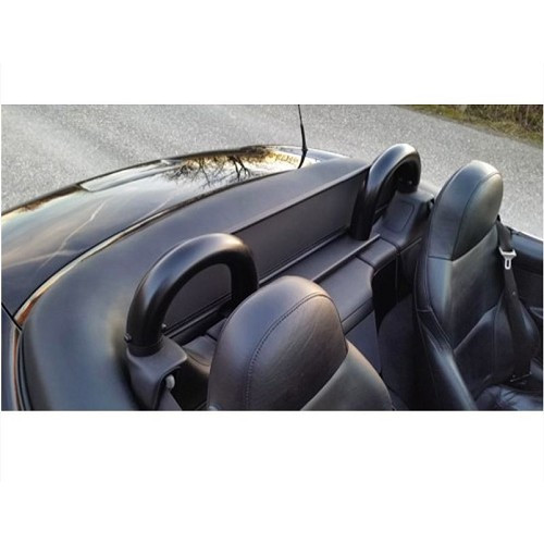 Roll bar nero opaco con rete anti oscuramento per BMW Z3 (E36) da marzo 1997 -> - BK04009